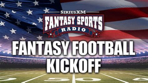 sirius xm fantasy sports|fantistics insider football siriusxm.